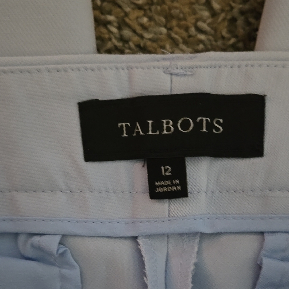 Beautiful Light Blue Dress Pants, EUC, Sz 12 - Picture 3 of 6